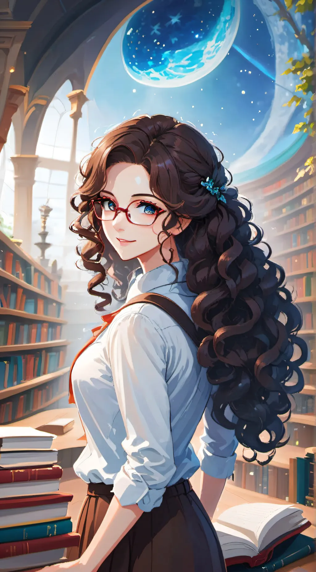 ai character: opal  background