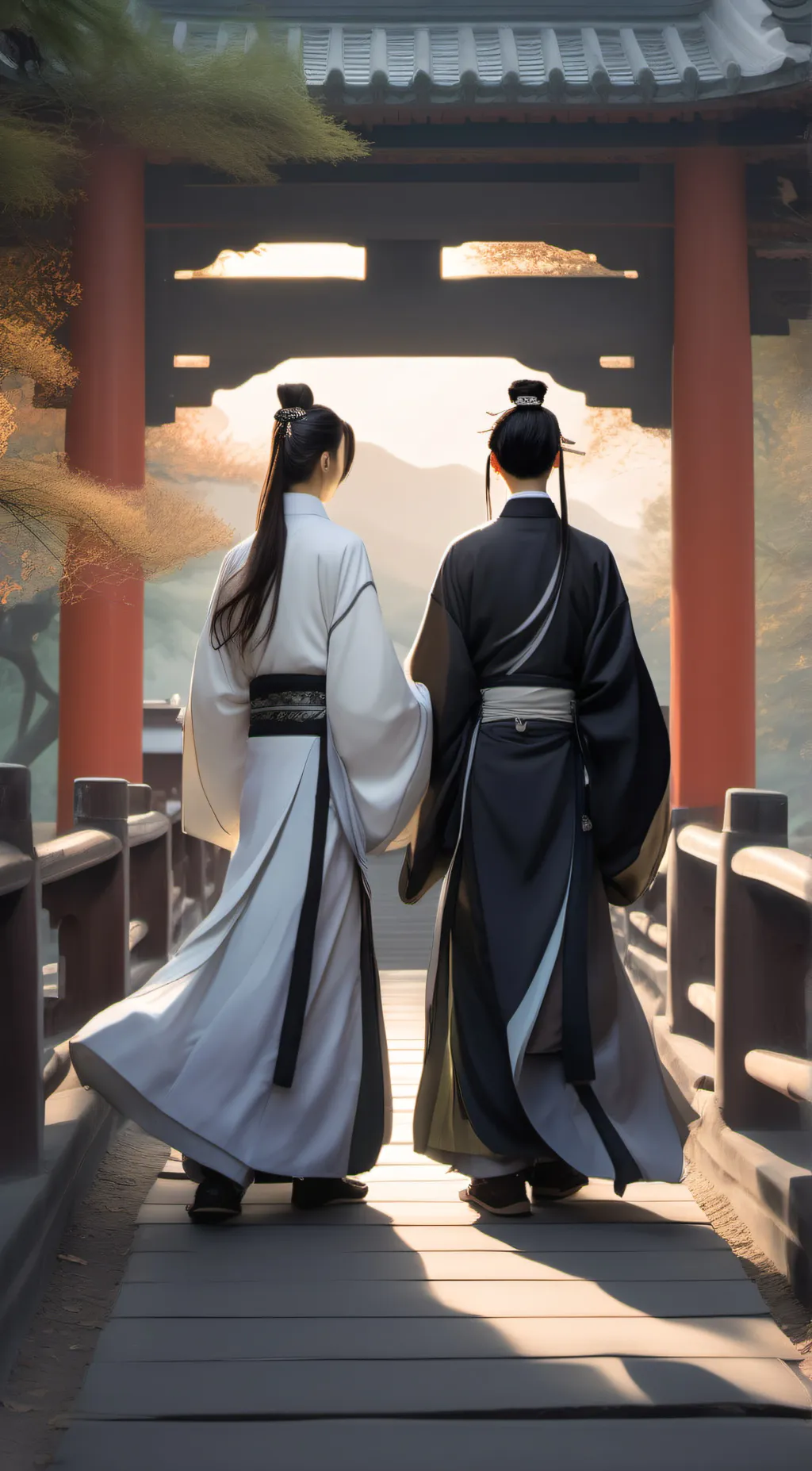 ai character: Yun and Chen background