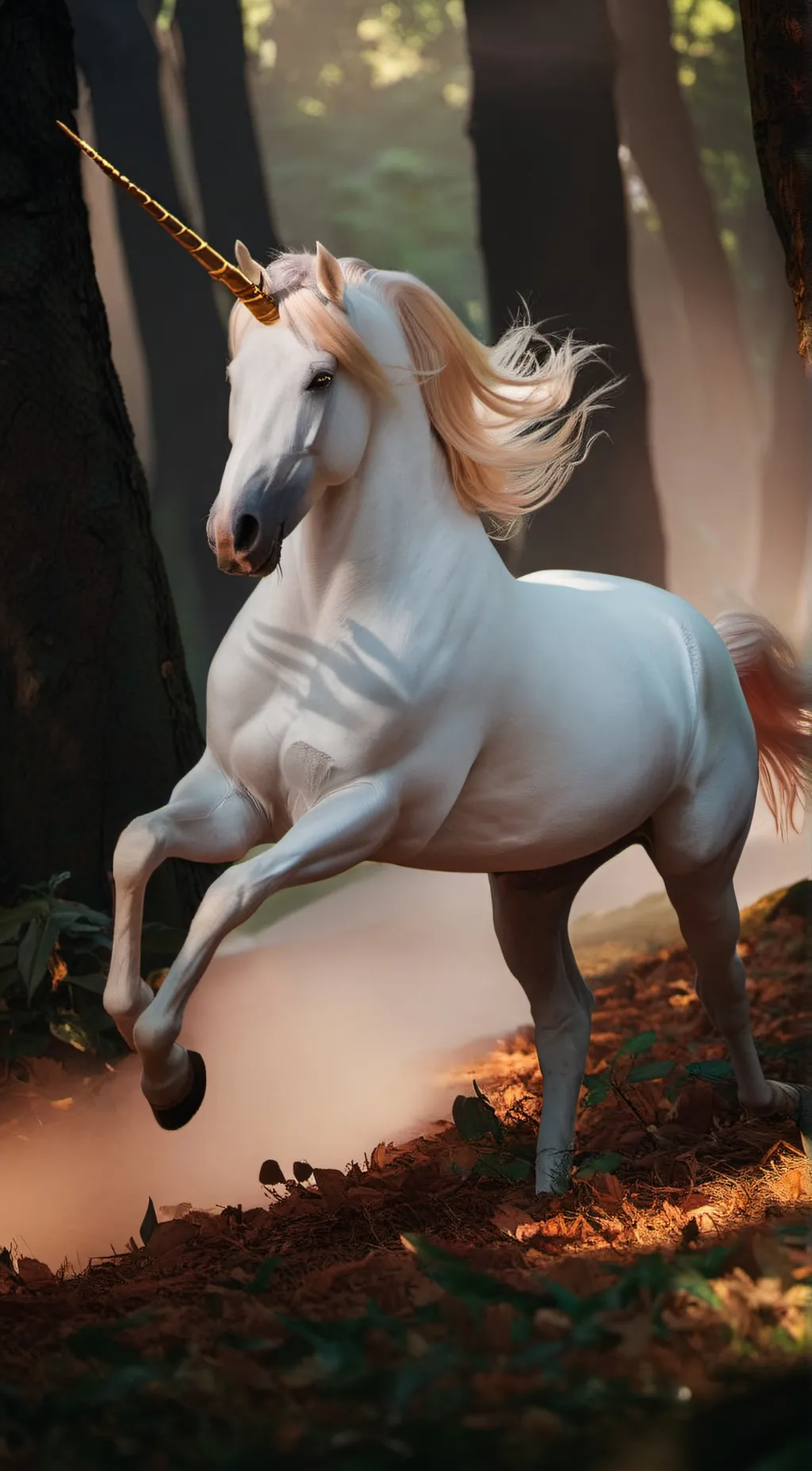 ai character: Unicorn background