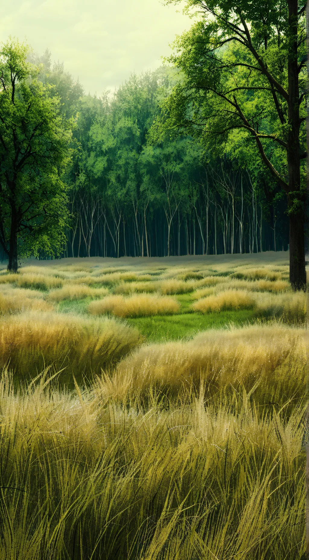 ai character: grass background