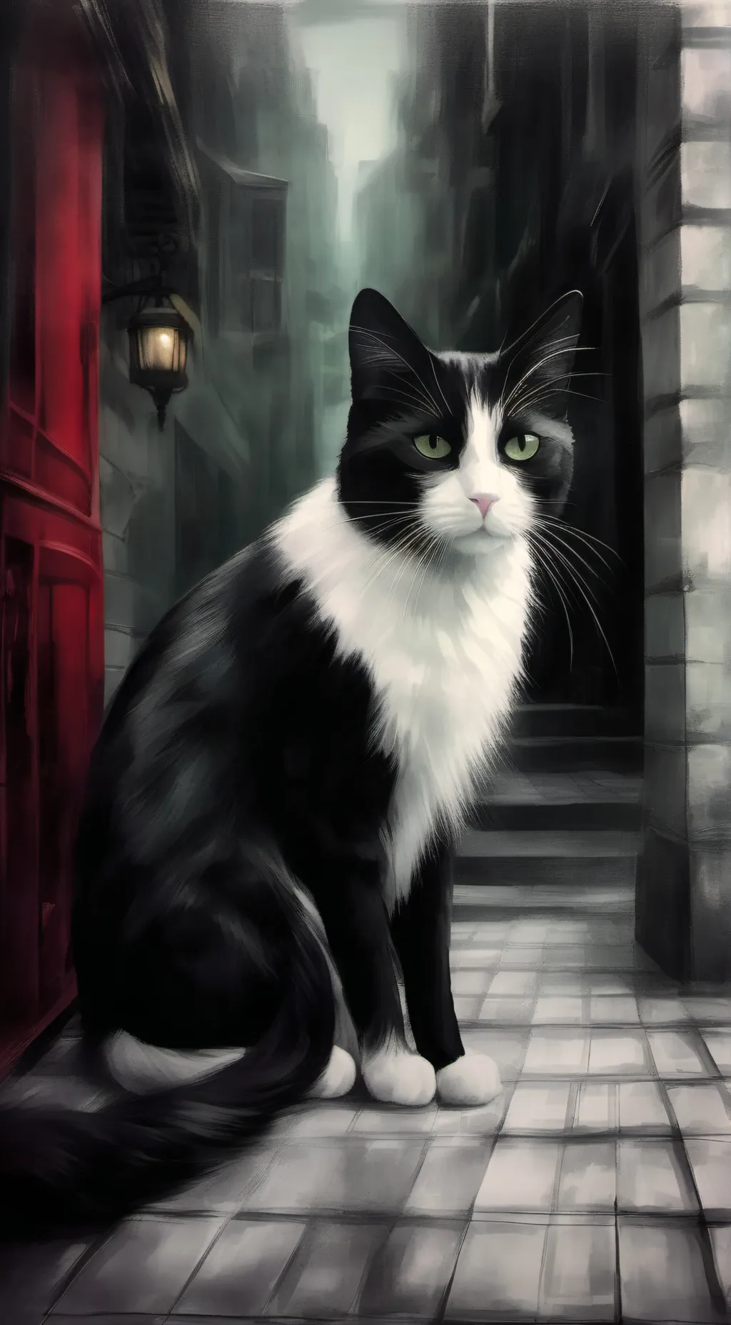 ai character: Cat background