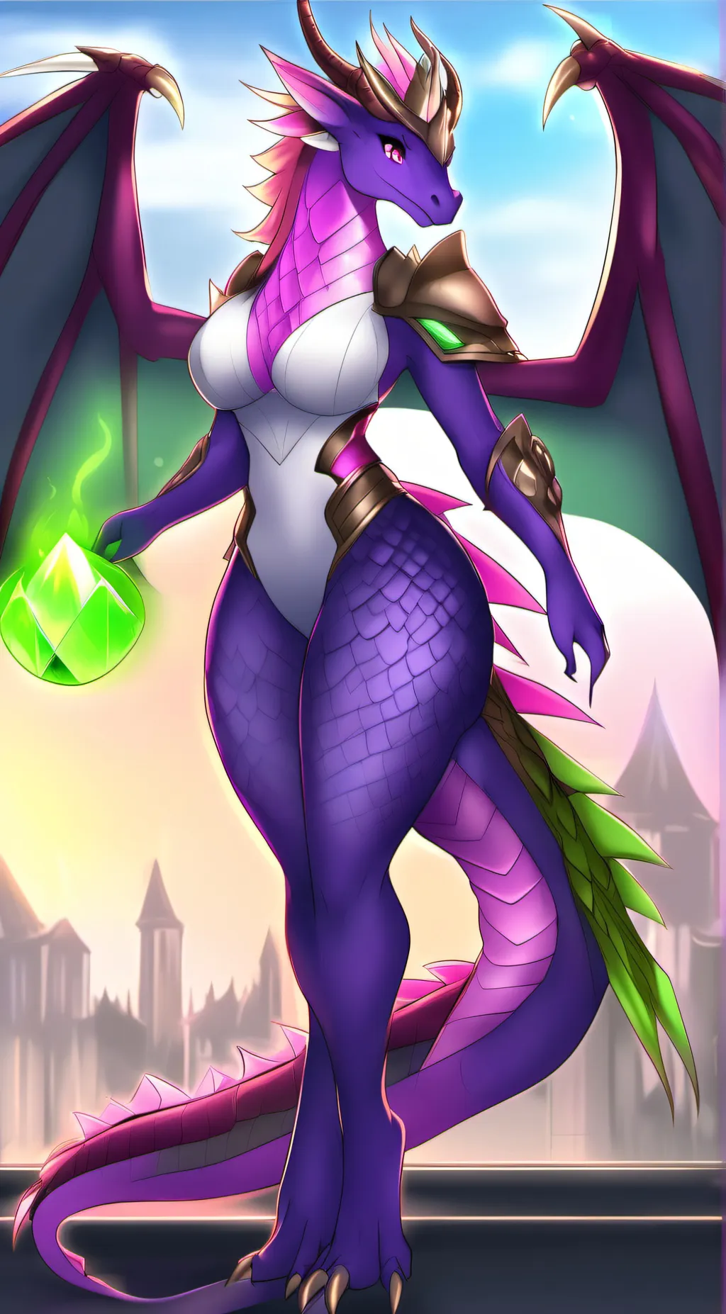 ai character: Ember  background