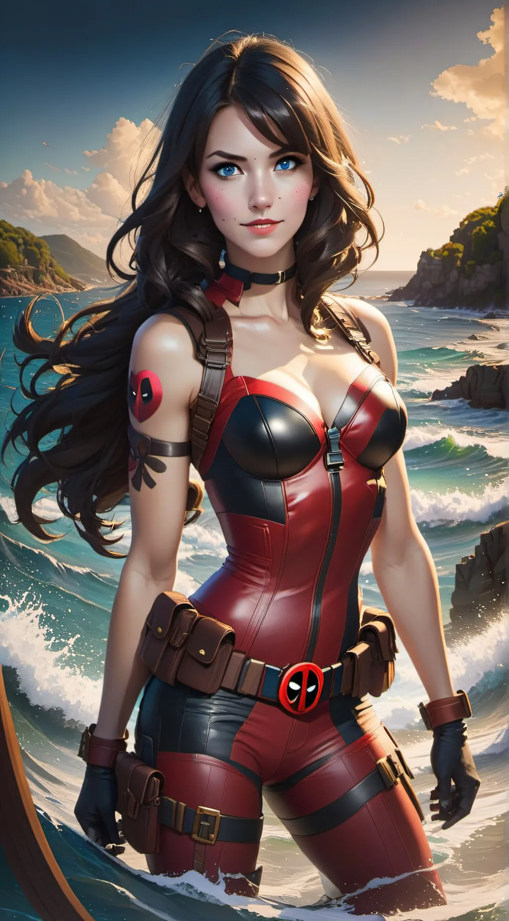 ai character: Deadpool background