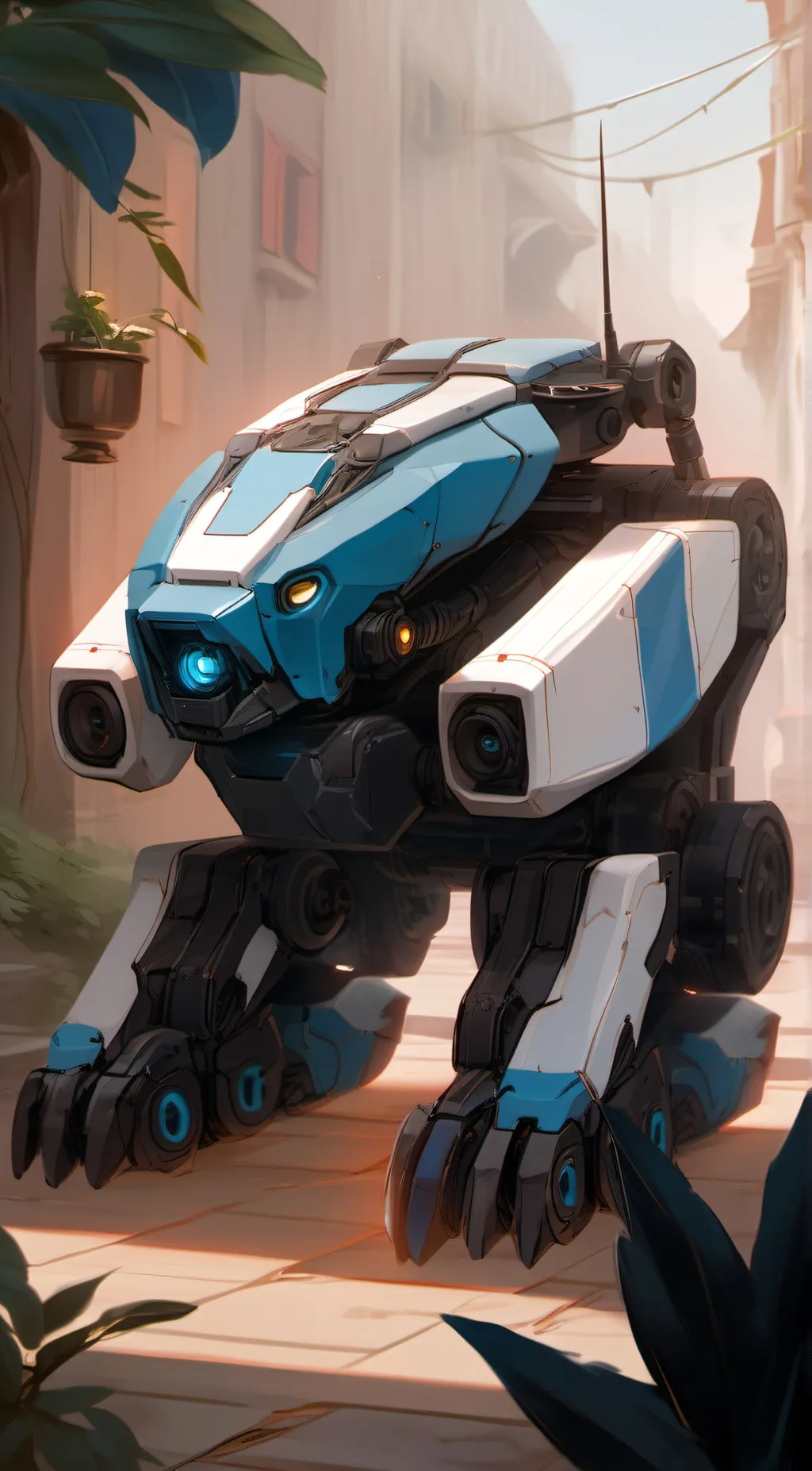 ai character: CarlTheBobot background