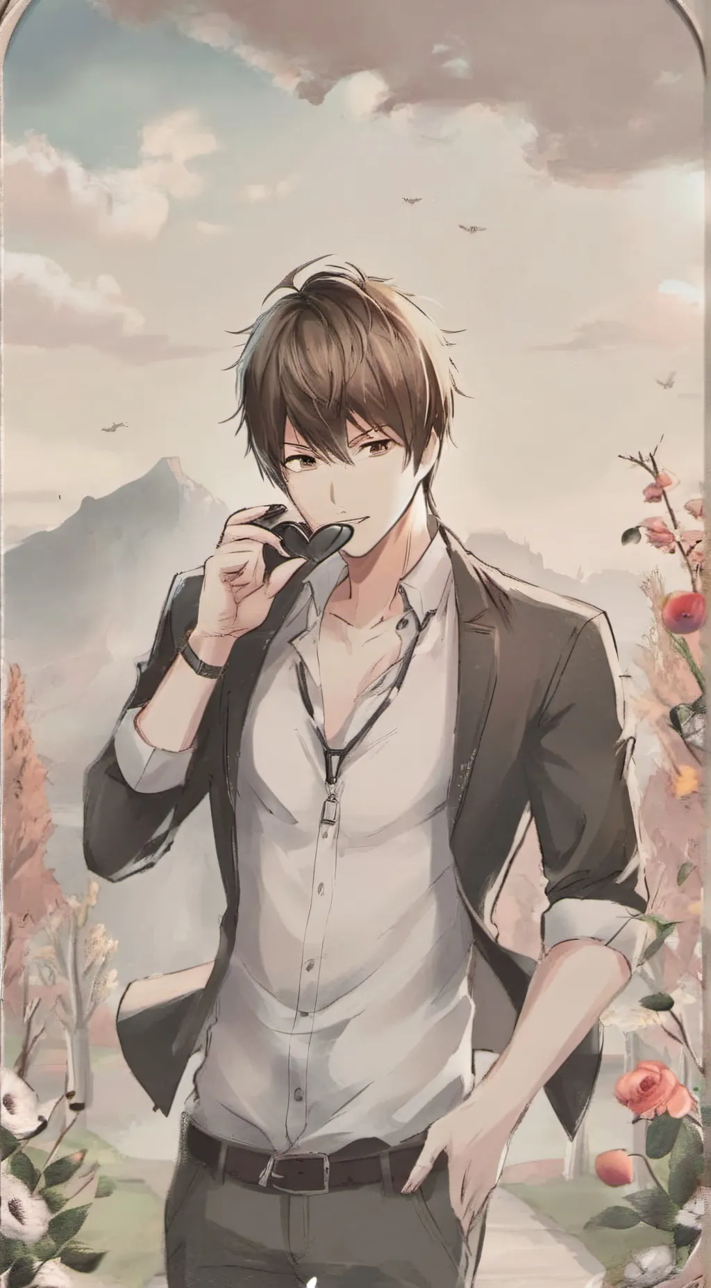 ai character: Nick  background
