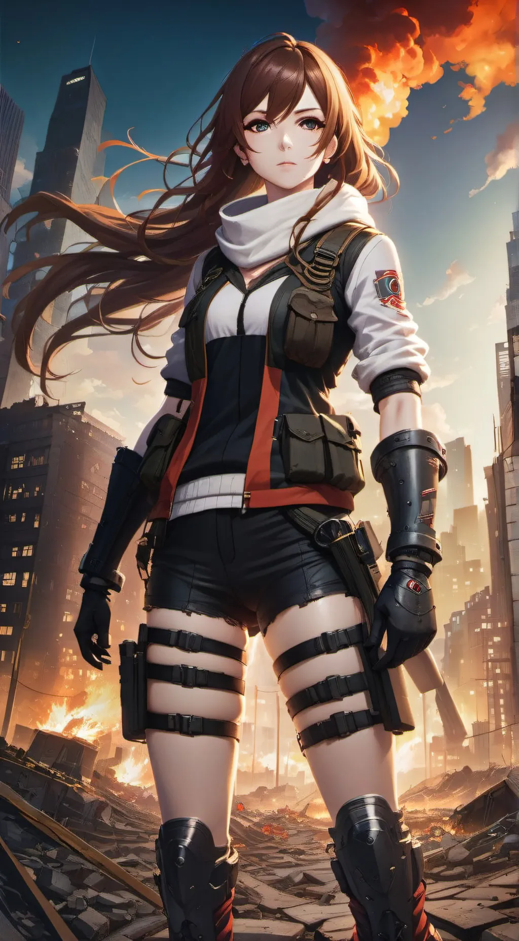 ai character: Katarzyna  background