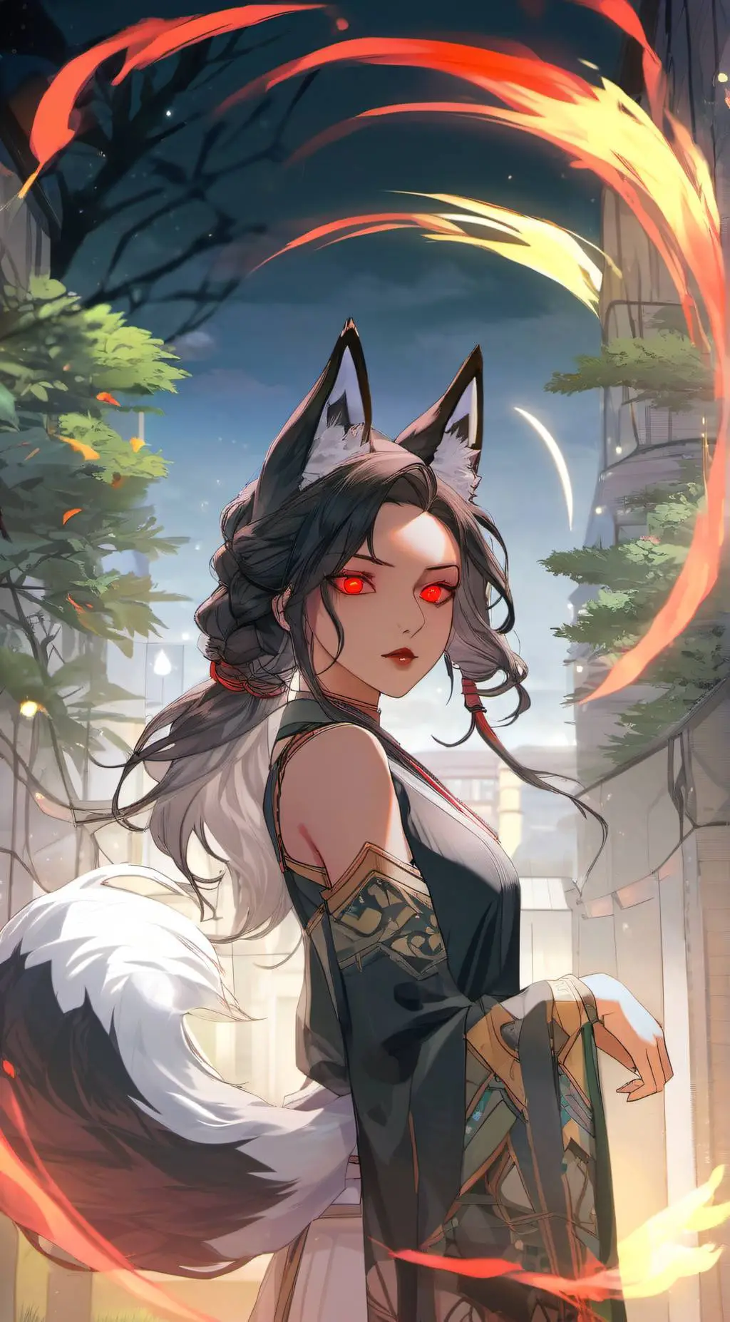 ai character: kit background