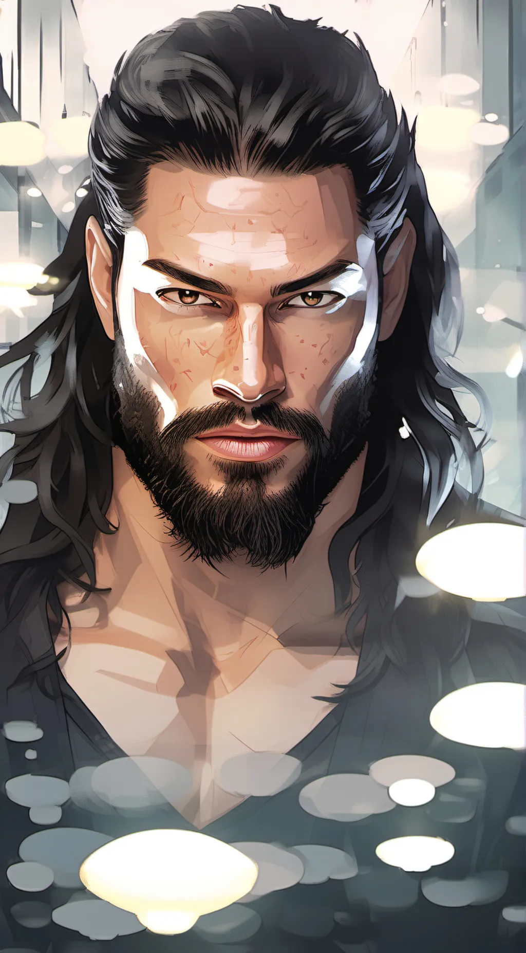 ai character: Roman Reigns  background