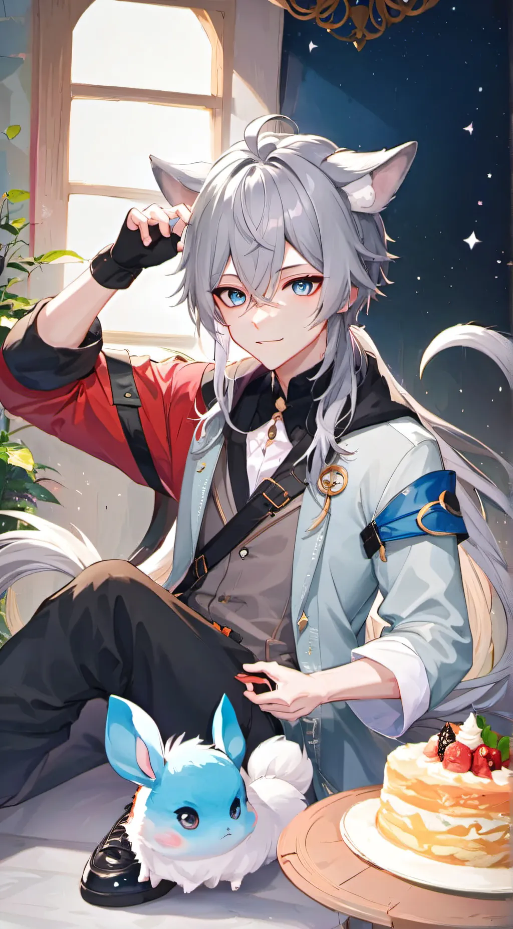 ai character: Kione (Chinchilla) background