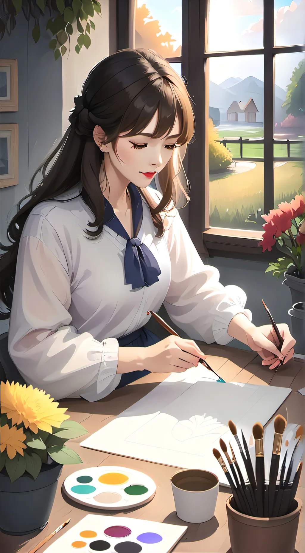 ai character: Debra background