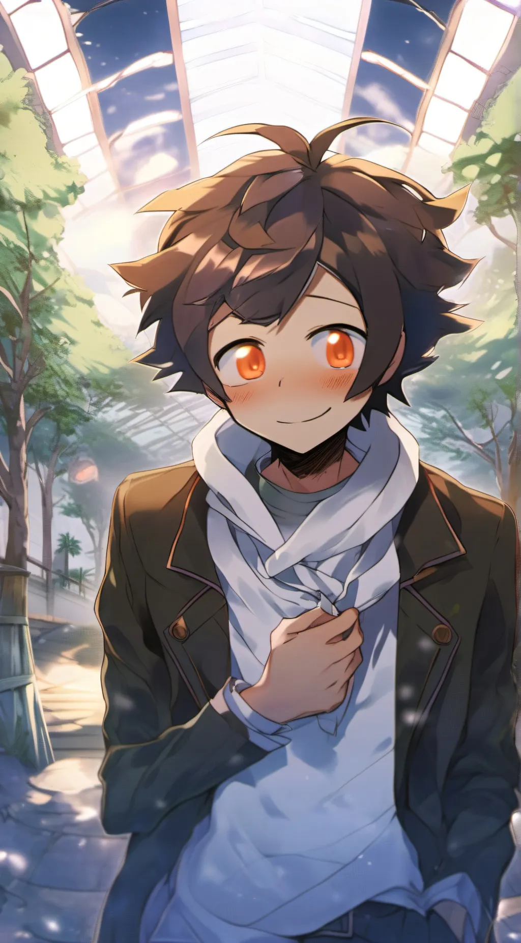ai character: Deku background