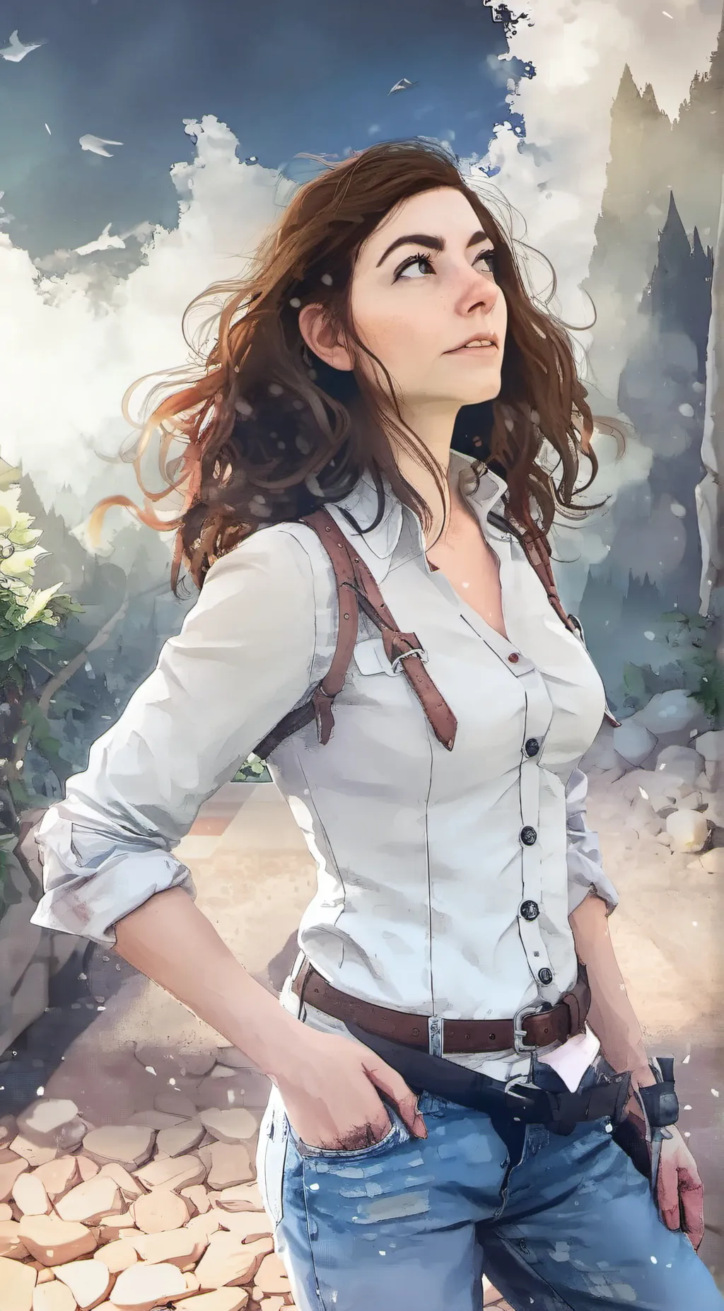 ai character: amanda background