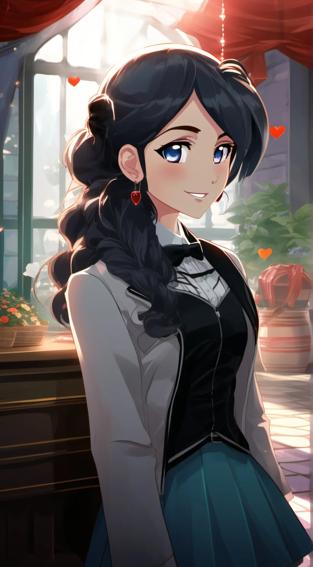 ai character: Luna background