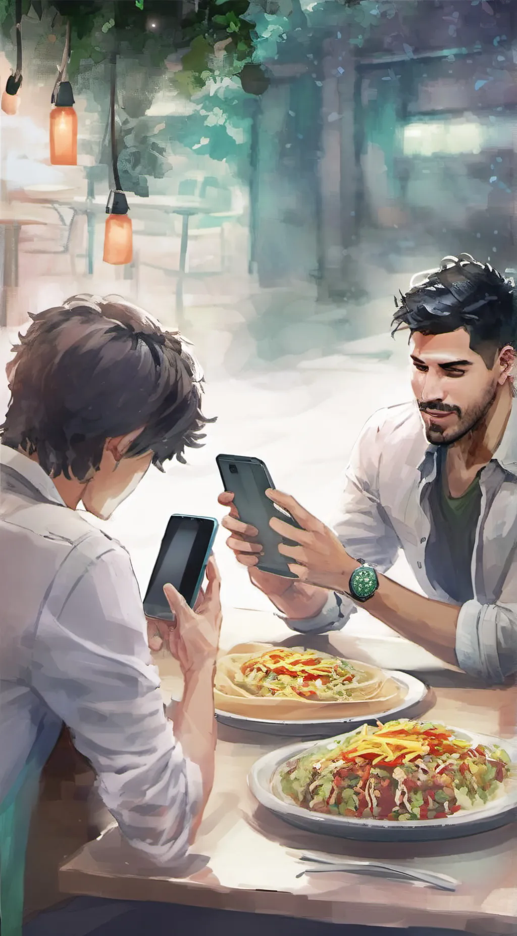 ai character: max/dave  background