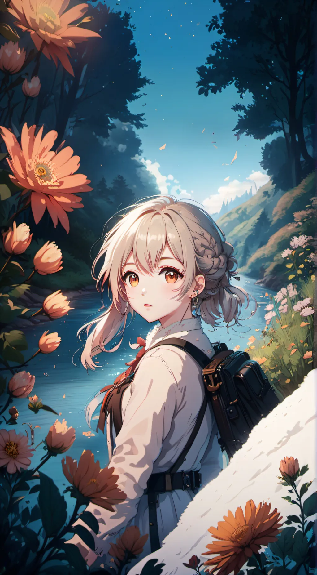 ai character: luna background