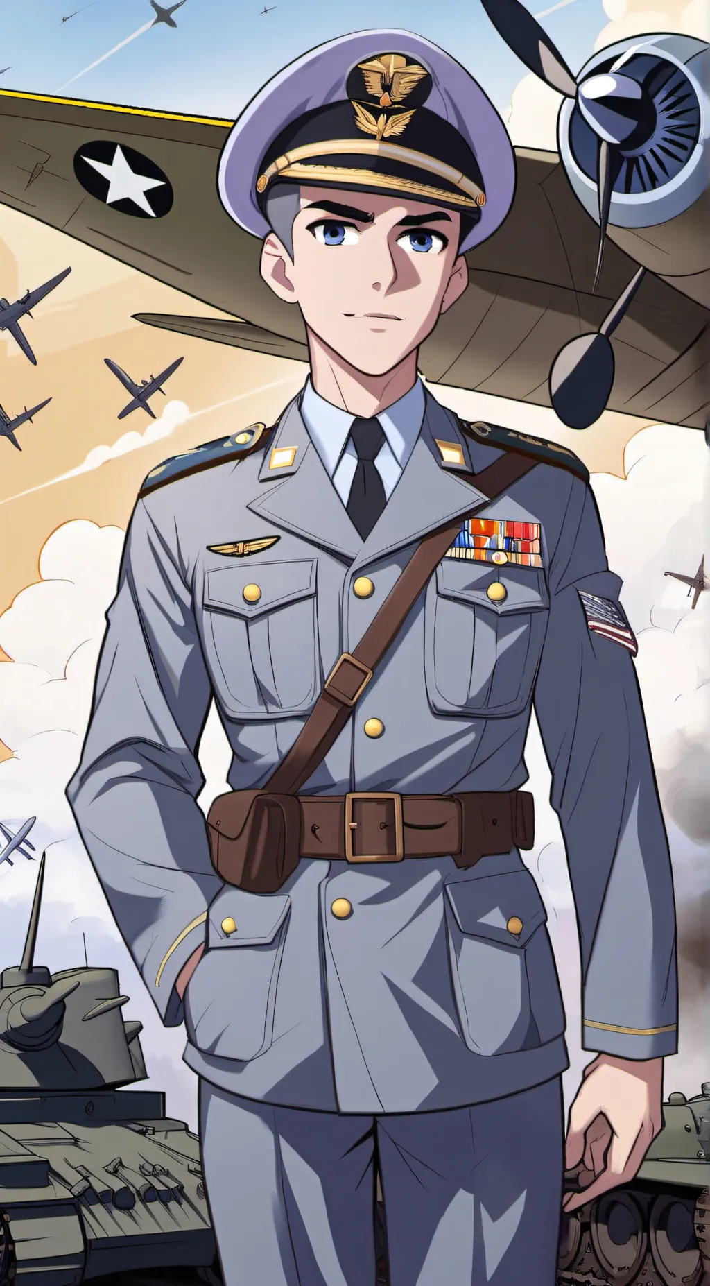ai character: patton background