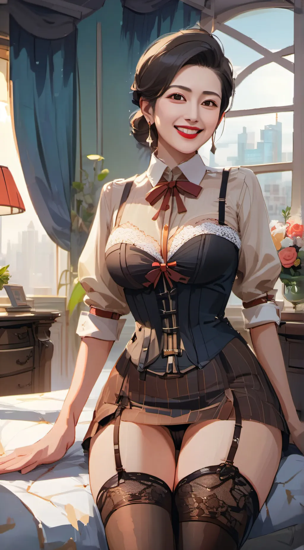 ai character: 郑舒雅 background