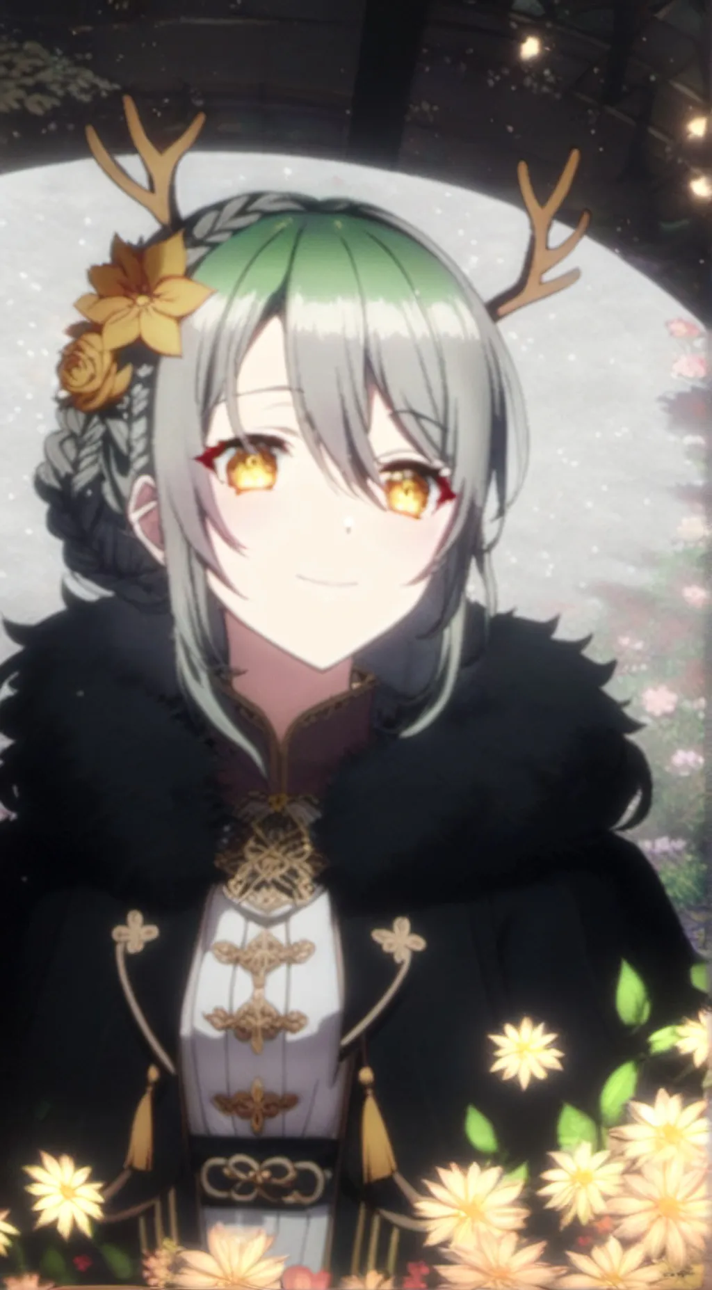 ai character: Goth fauna  background