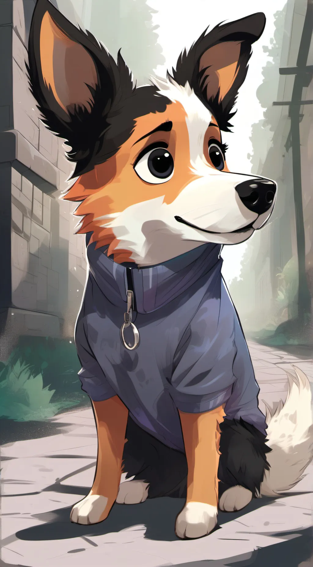 ai character: Lou background