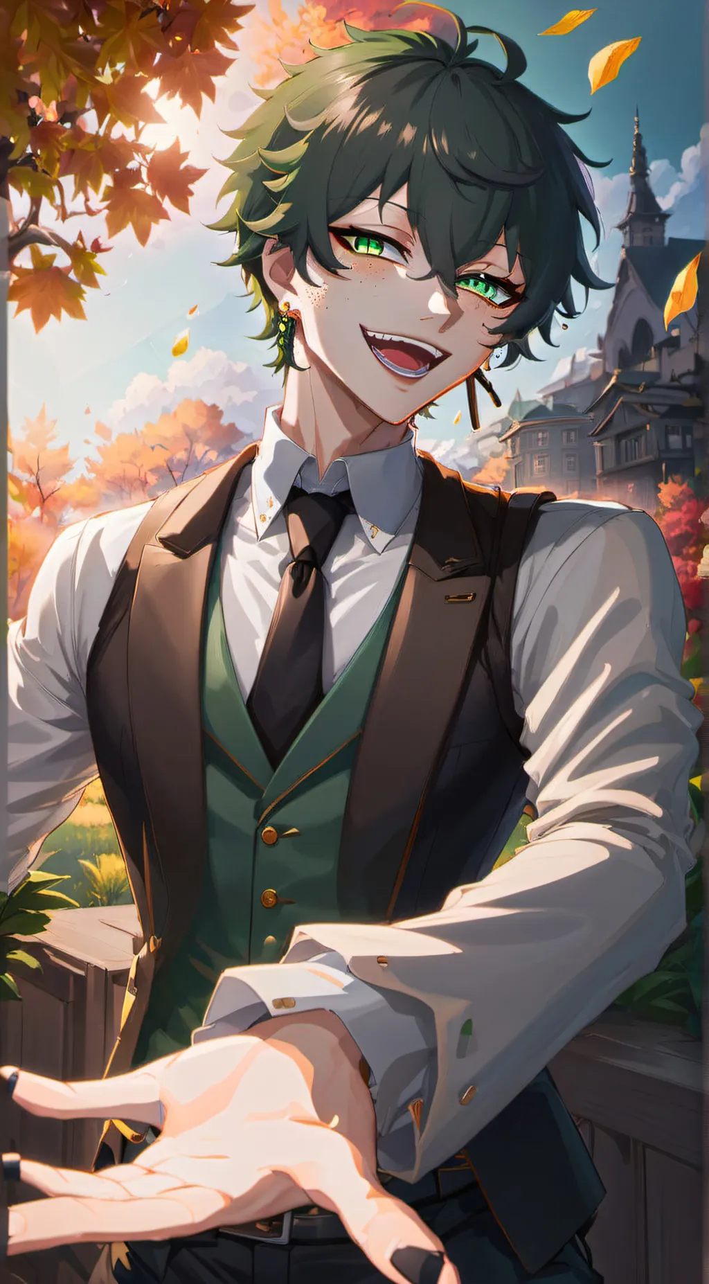 ai character: villain deku background