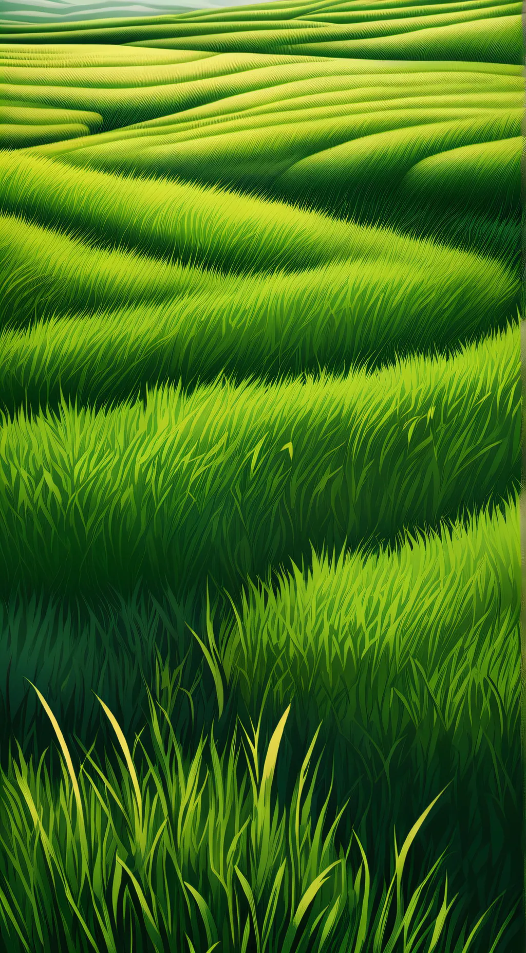 ai character: Grass background