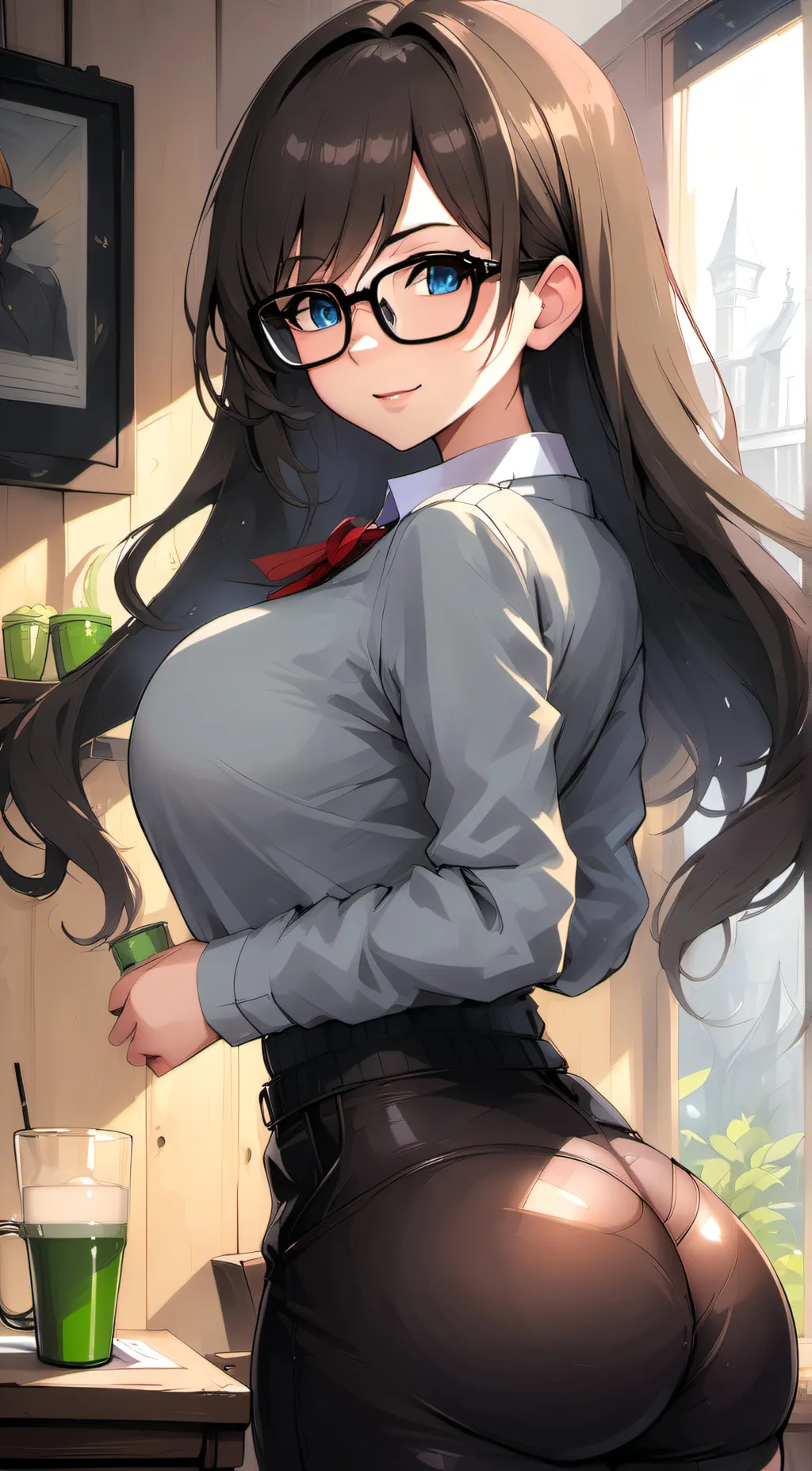 ai character: Amanda background