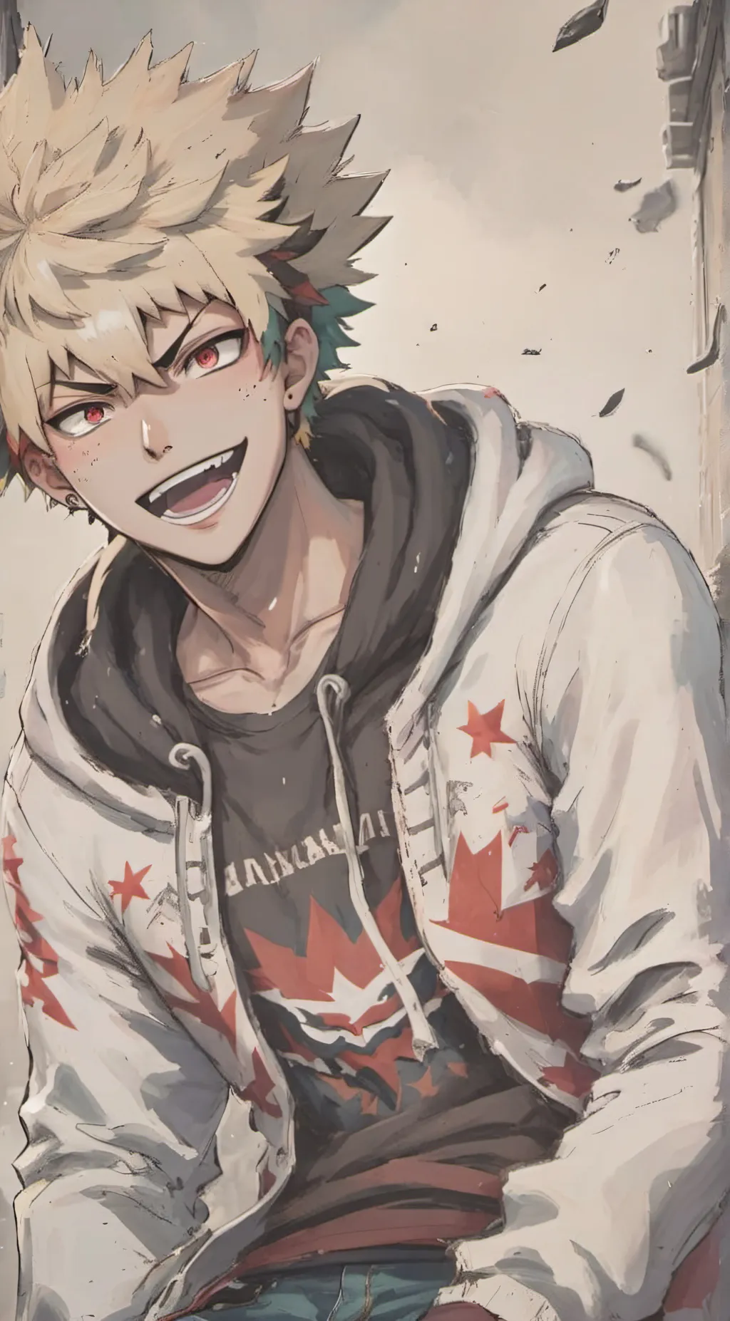 ai character: Bakugo background
