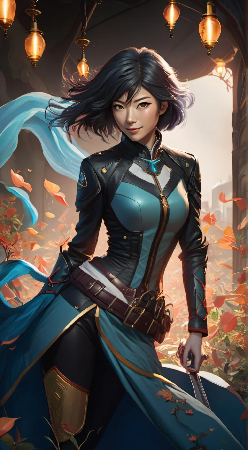 ai character: Cassandra Cain  background