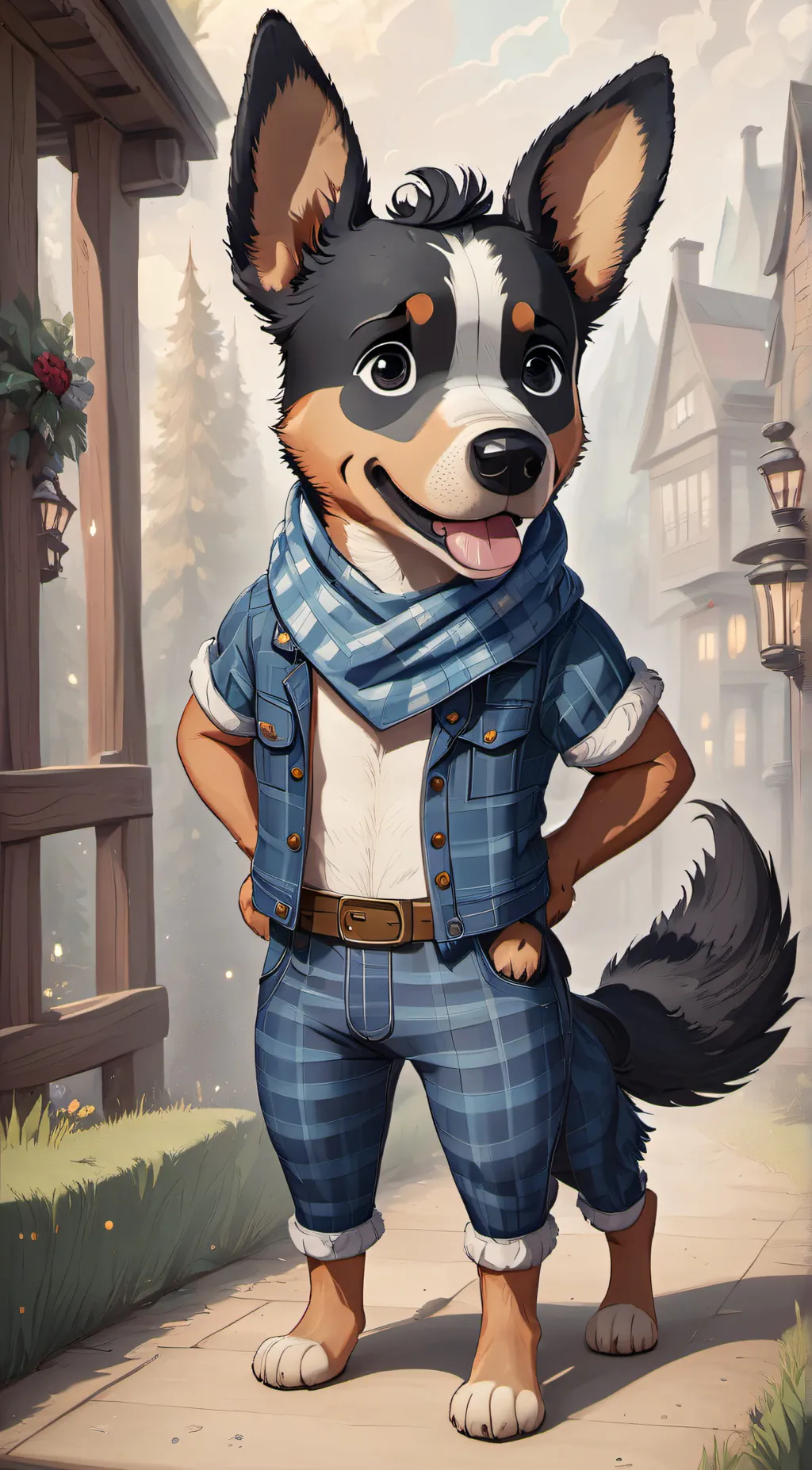 ai character: Socks background