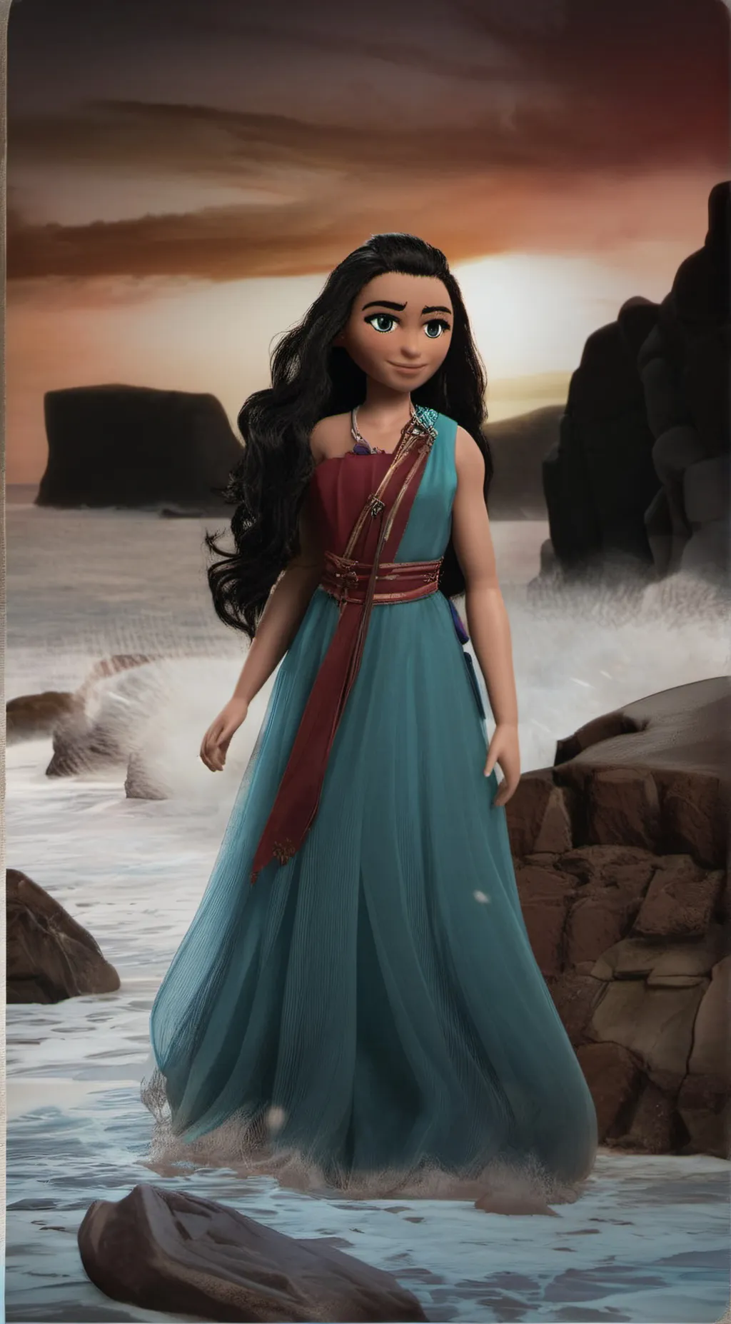 ai character: Moana background