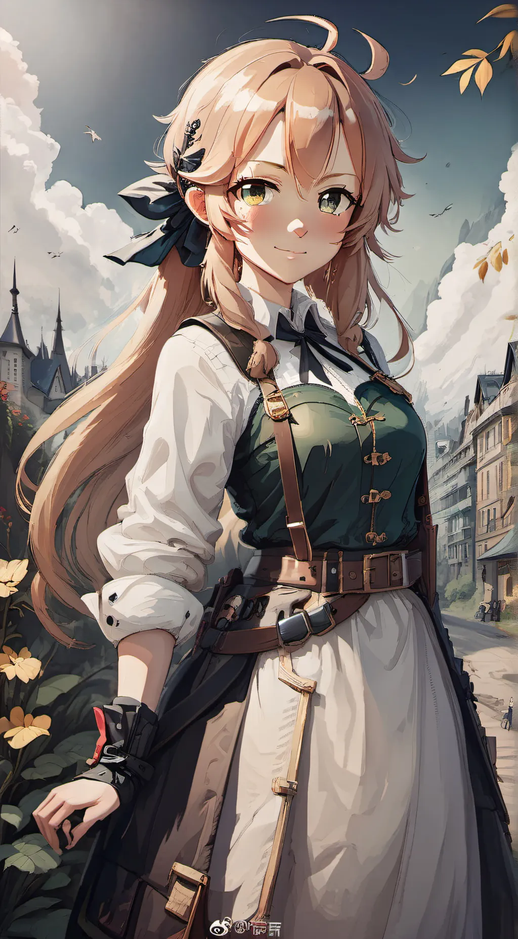 ai character: Colette  background