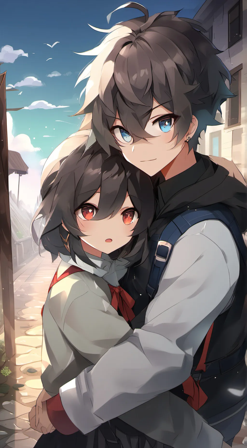 ai character: Nevaeh and rudro background