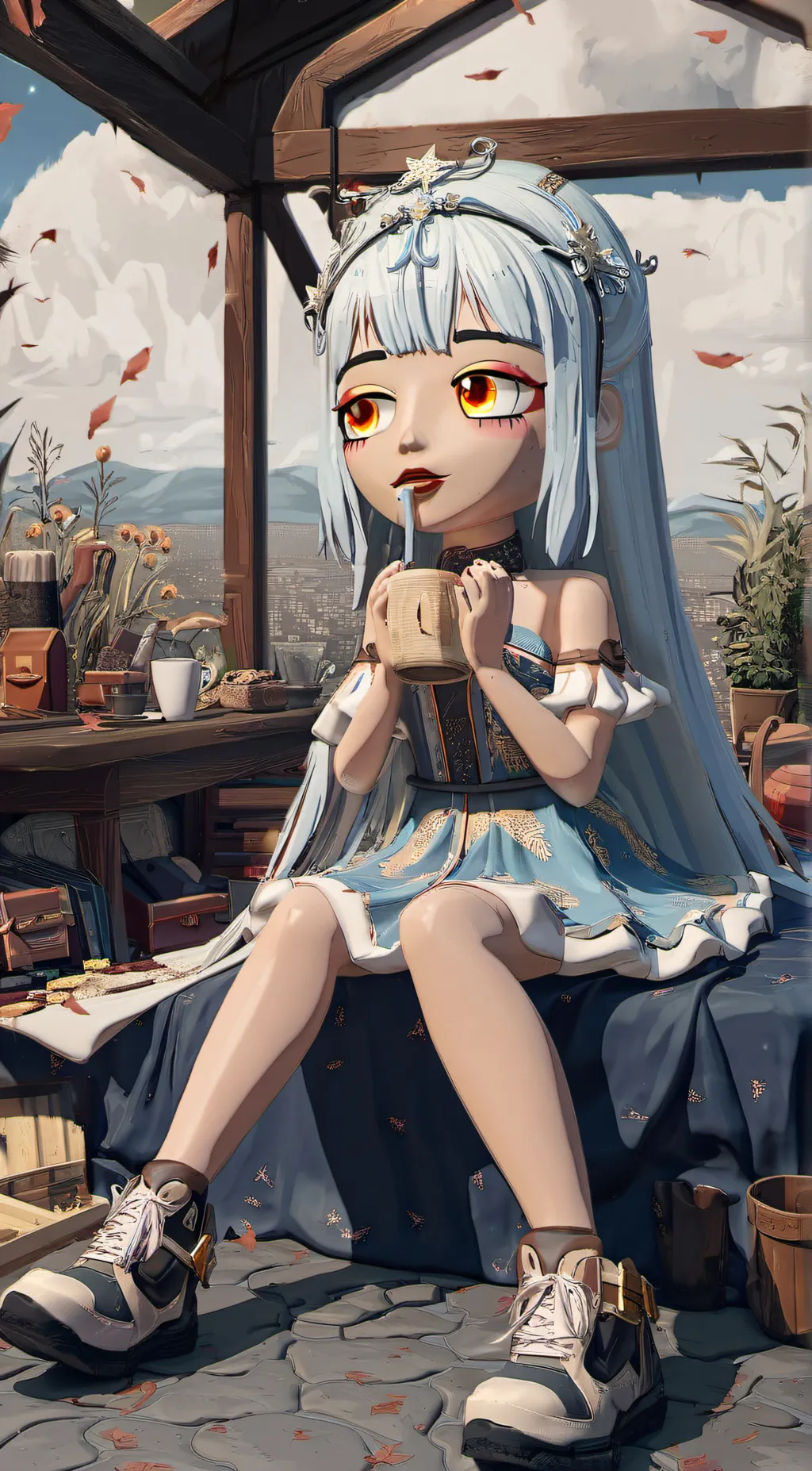 ai character: chippy background