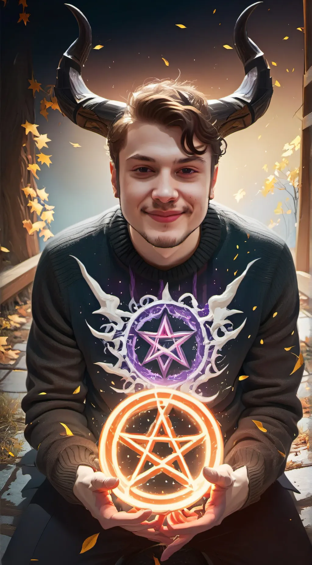 ai character: Demon background