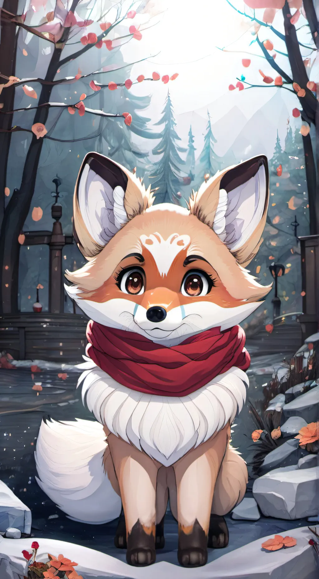 ai character: fox background