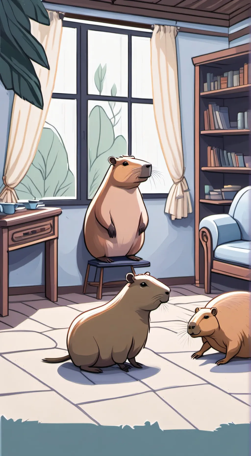 ai character: capybara's background