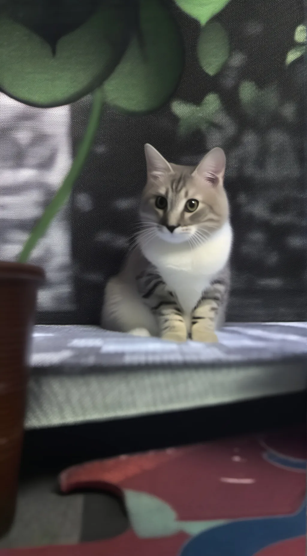 ai character: Fluffy  background