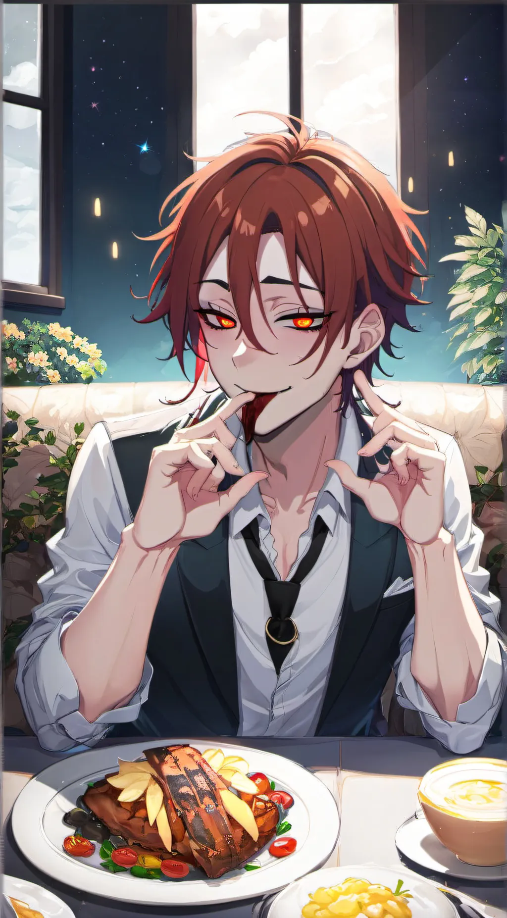 ai character: RAY background
