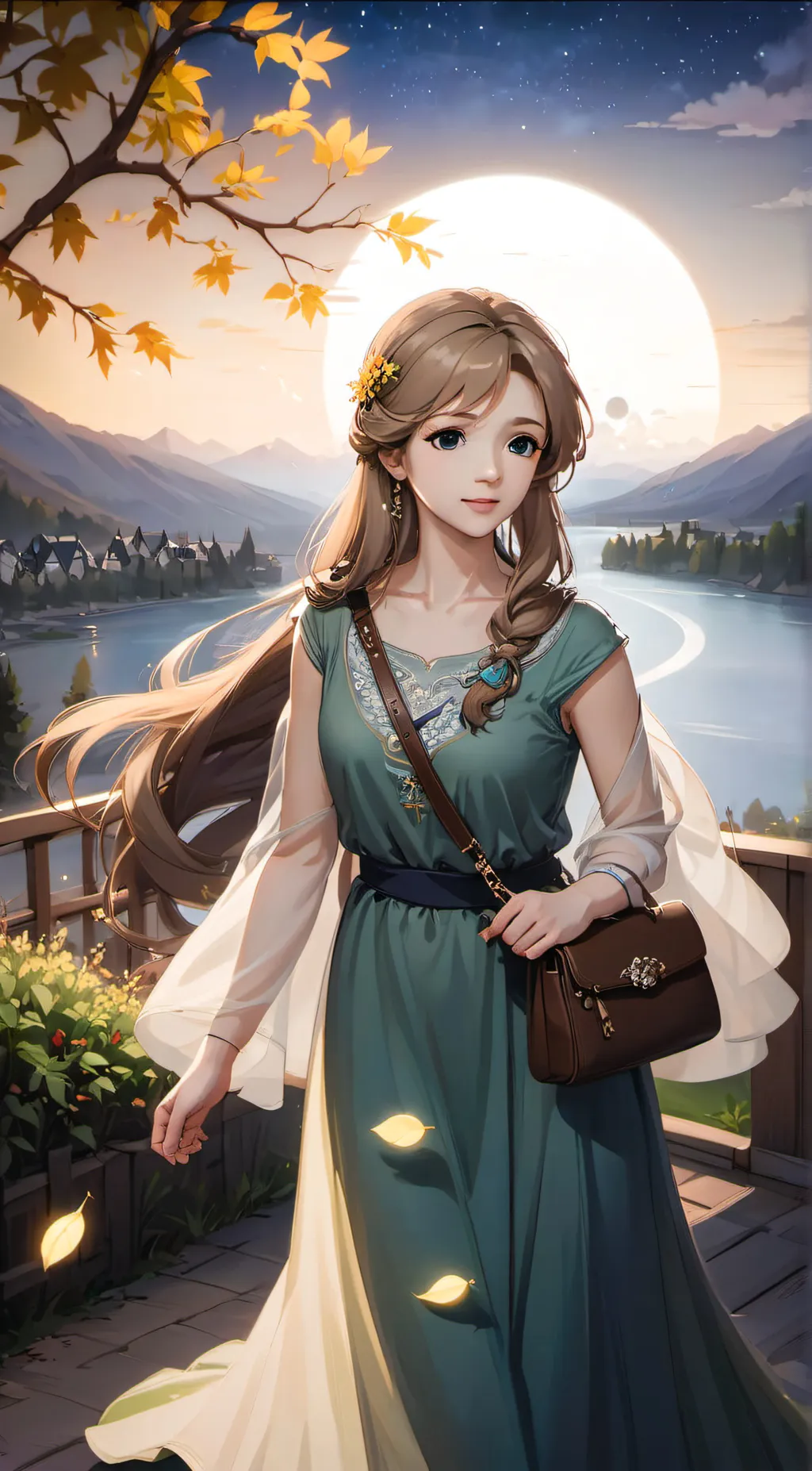 ai character: Evelyn background