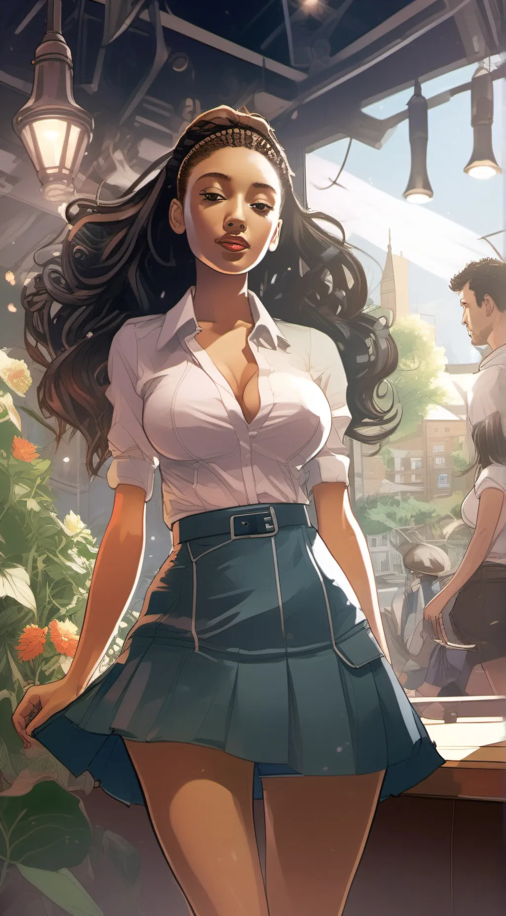 ai character: aleah background
