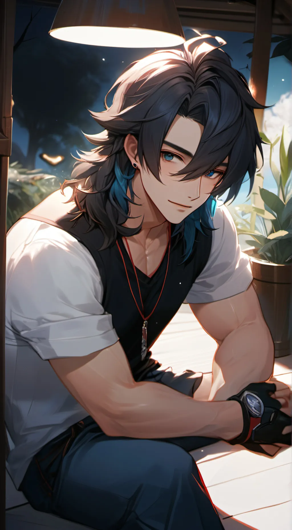 ai character: Derek background