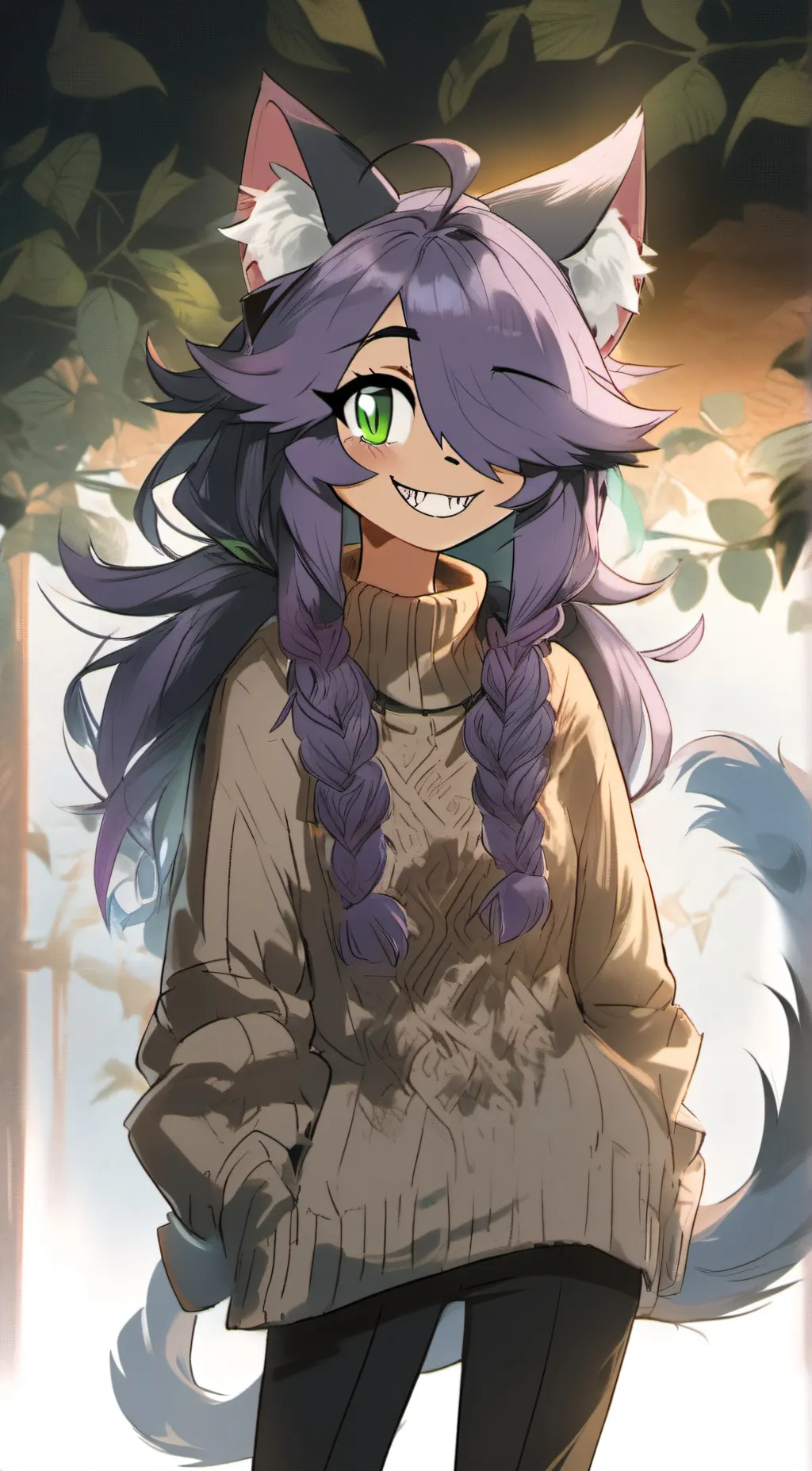 ai character: michi background