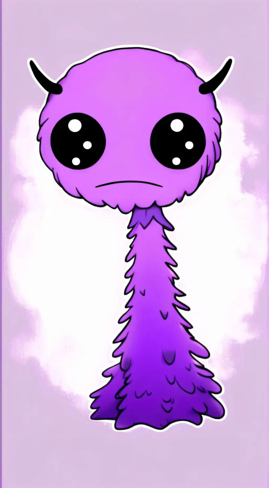ai character: purple background