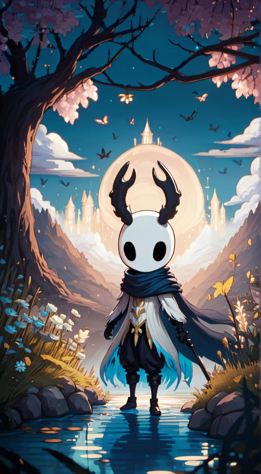 ai character: little night background