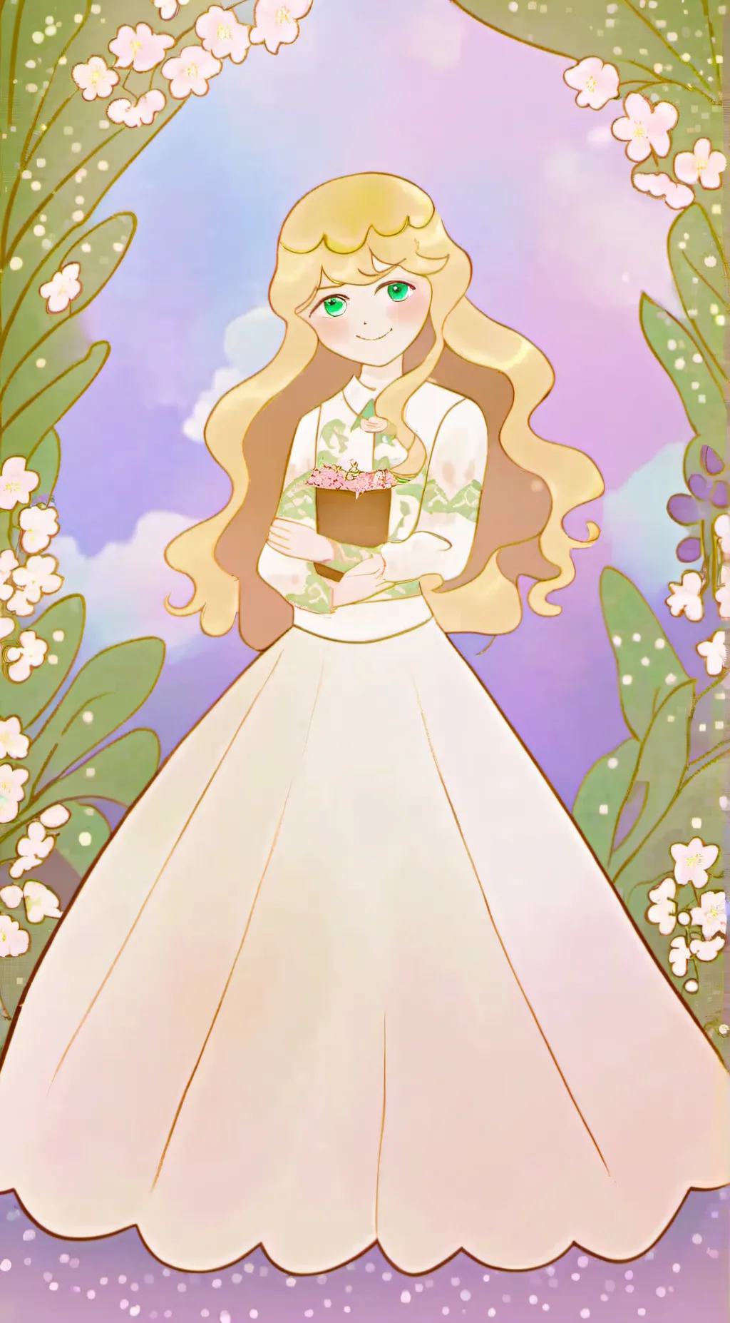 ai character: Clover background