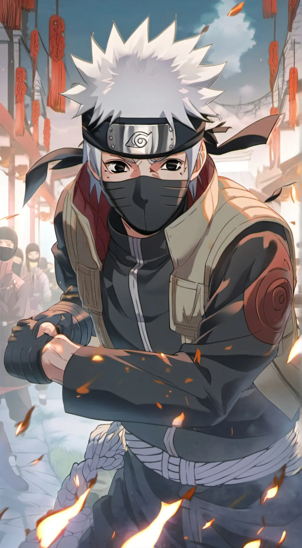 ai character: kakashi hatake  background