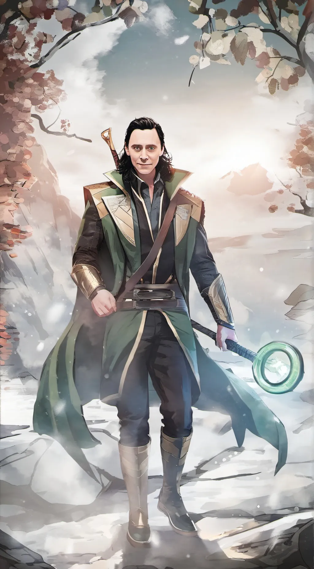 ai character: Loki background