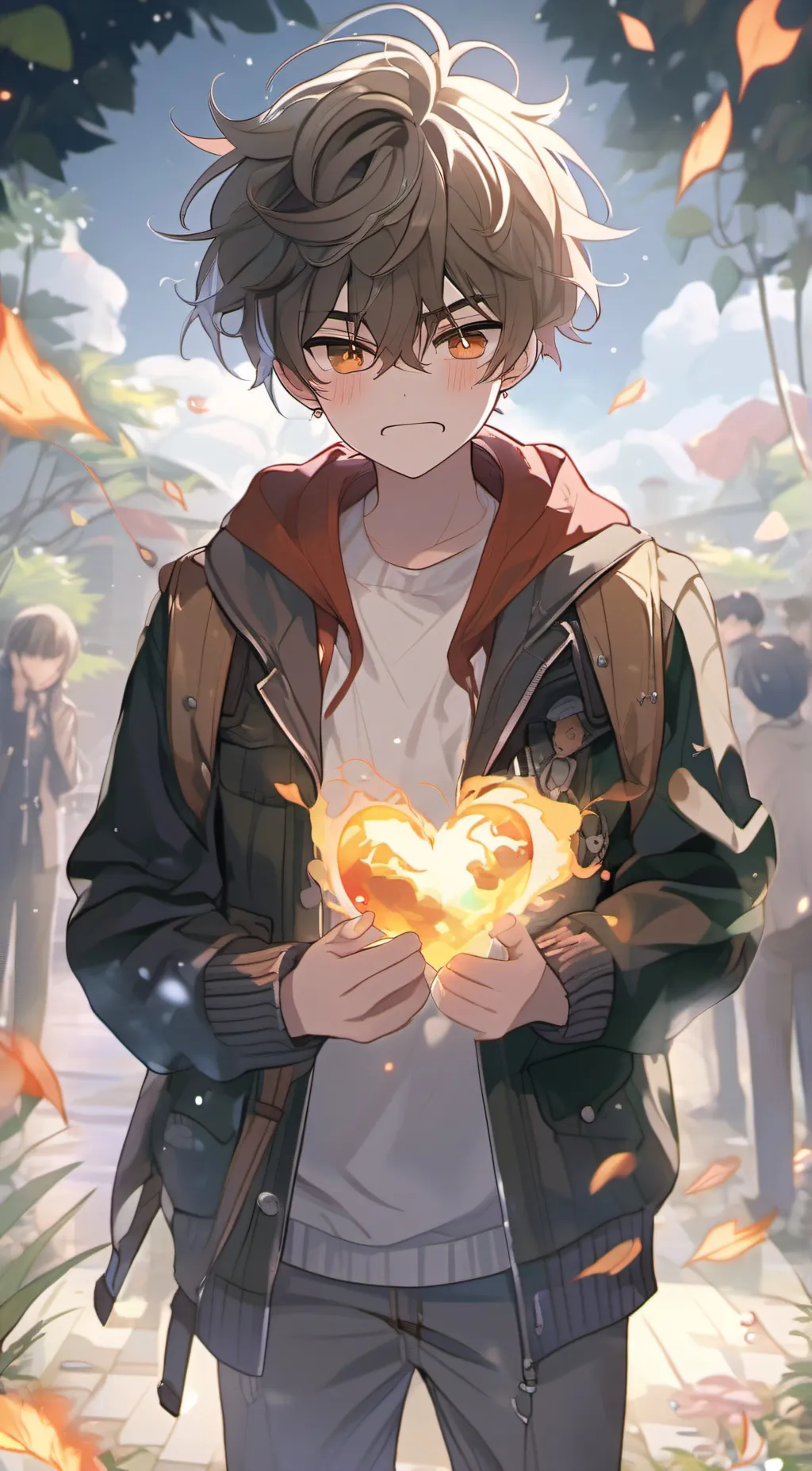 ai character: leo background