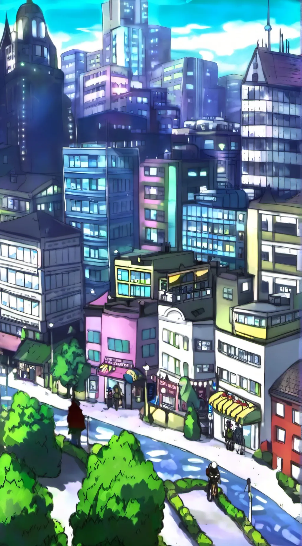 ai character: Pro heros background