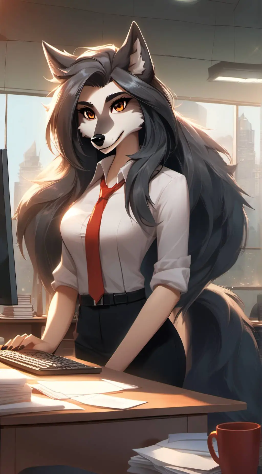 ai character: Ruby background